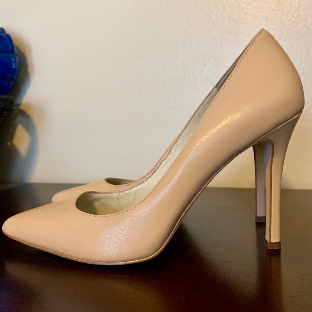 BCBG Nude High Heels.